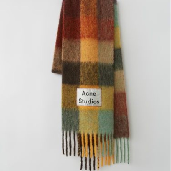Acne Studios Accessories - Acne Studios Mohair Checked scarf